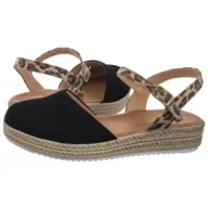 Sandały damskie - Sandały Czarne w Panterkę 03065-20/00-5 (MA472-g) Maciejka - miniaturka - grafika 1