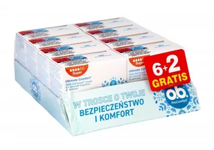Johnson, O.B. Pro Comfort Ultimate Super, Komortowe tampony,  8 szt. - Tampony - miniaturka - grafika 1