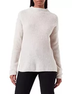 Swetry damskie - HUGO Damski sweter Sandricky, Open White110, XXL - miniaturka - grafika 1