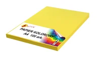 Szkolne artykuły papiernicze - Papier kolorowy A4 100g żółty intensywny v2 100 arkuszy - miniaturka - grafika 1