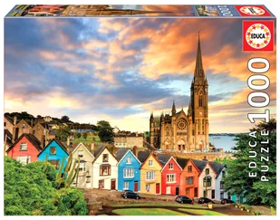 Educa, Puzzle, Katedra św. Kolmana / Cobh / Irlandia, 1000 el. - Puzzle - miniaturka - grafika 1