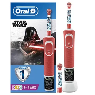 Oral-B Kids Star Wars 4210201241331 Szczoteczka Elektryczna do Zębów, Czerwony, Od 3 Lat - Szczoteczki do zębów dla dzieci - miniaturka - grafika 1