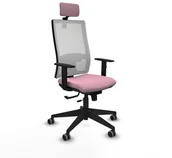 Fotele i krzesła biurowe - Krzesło Biurowe z Zagłówkiem Horna Traslack Piqueras y Crespo 1D066G2 - miniaturka - grafika 1