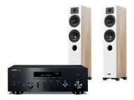 Zestawy stereo - Yamaha R-N600A (czarny) + Diva 5 (dąb) - miniaturka - grafika 1