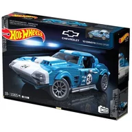 Klocki - Klocki plastikowe MEGA Hot Wheels Corvette Grand Sport 1963 HWW23 - miniaturka - grafika 1