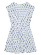 Sukienki i spódniczki dla dziewczynek - United Colors Of Benetton Sukienka codzienna 4MMDCV03F Niebieski Regular Fit - miniaturka - grafika 1