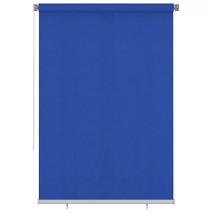 vidaXL Roleta zewnętrzna, 160x230 cm, niebieska, HDPE - Rolety - miniaturka - grafika 1
