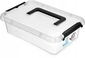 Pudła i pojemniki do przechowywania - ORPLAST Prostokątny Przezroczysty Pojemnik Organizer z Pokrywką i Rączką Orplast 3,1 l - miniaturka - grafika 1