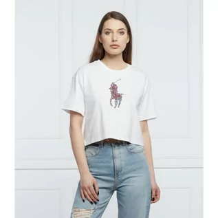 Koszulki i topy damskie - POLO RALPH LAUREN T-shirt | Cropped Fit - grafika 1