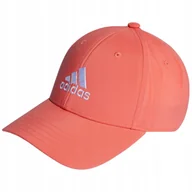 Czapki i chusty sportowe męskie - Czapka adidas Embroidered Logo Lightweight Baseball pomarańczowa IR7885 Dor - miniaturka - grafika 1