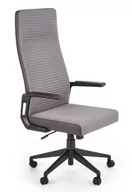 Fotele i krzesła biurowe - Fotel ELIOR Cody, popielato-czarny, 129x65x65 cm - miniaturka - grafika 1