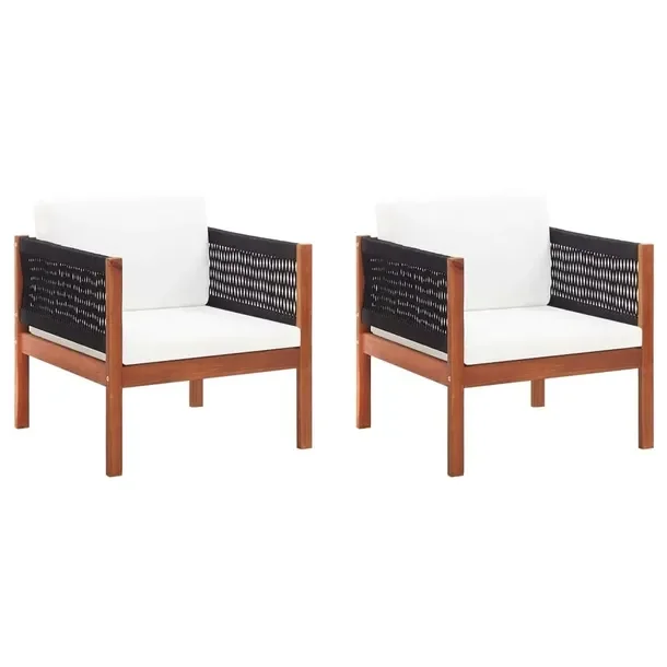 2x Sofa Siedzisko Orodowe Fotel Drewniany Na Taras Balkon Ogród Meble
