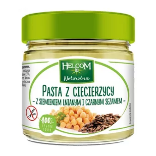 HELCOM PASTA Z CIECIERZ. Z SIEM. I SEZAM 190 G - Pasty warzywne - miniaturka - grafika 1