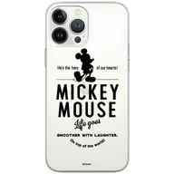 Etui i futerały do telefonów - Etui Disney dedykowane do Iphone 6/6S, wzór: Mickey 014 Etui częściowo przeźroczyste, oryginalne i oficjalnie licencjonowane - miniaturka - grafika 1