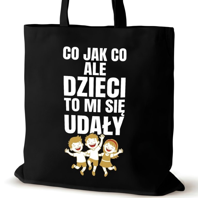 Torba bawełniana dla MAMY czarna na ramię walentynki przyjaciółki