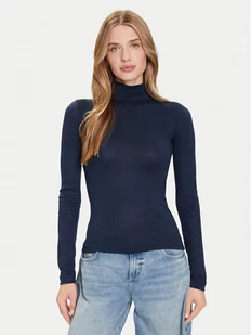 Guess Golf W4BP14 KCGM2 Niebieski Slim Fit - Swetry damskie - miniaturka - grafika 1