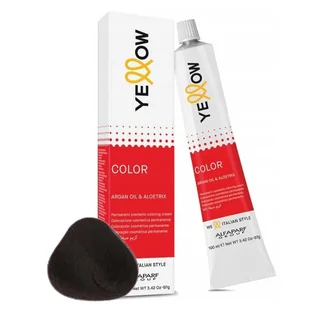 ALFAPARF YELLOW Farba do włosów 4.51 - Średni mahoniowy popielaty brąz - 100ml - Farby do włosów i szampony koloryzujące - miniaturka - grafika 1