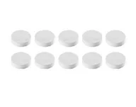 Magnesy - MAGNETOPLAN Magnesy Ergo Medium, średnica 30 x 8 mm, 10 sztuk, kolor szary 4013695044910 - miniaturka - grafika 1