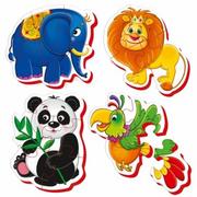 Układanki dla dzieci - Baby Puzzles Zoo RK1102 02 Roter Kafer - miniaturka - grafika 1