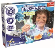 Zabawki kreatywne - Trefl Fabryka Kryształów świecących w ciemności S4Y L 61103 - miniaturka - grafika 1