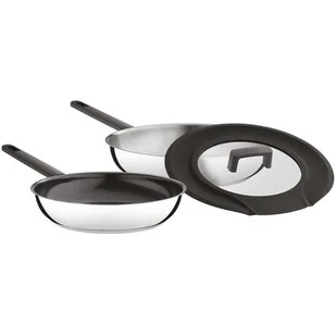 BergHOFF, Zestaw patelni Uqonic Downdraft, 3 el. - Zestawy garnków i patelni - miniaturka - grafika 1
