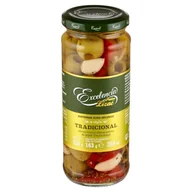 Warzywa w marynacie - Excelencia Marynowane oliwki drylowane w stylu hiszpańskim 320 g - miniaturka - grafika 1