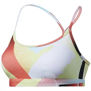 Biustonosze - Reebok Damski biustonosz Skinny Bra - Retro Vector Sport-BH wielokolorowa Ornflr XS GI8405 - grafika 1