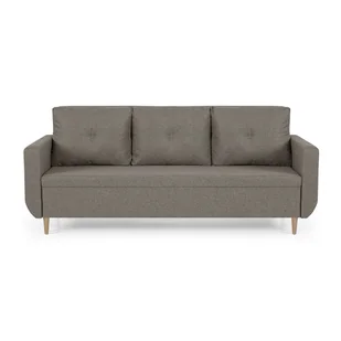 Kanapa sofa 3 os z funkcją spania sprężyny bonell DORO beżowy - Sofy i kanapy - miniaturka - grafika 1