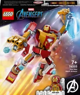 Klocki - LEGO Marvel Mechaniczna zbroja Iron Mana 76203 - miniaturka - grafika 1