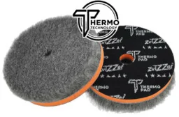 ZviZZer Thermo Nano Wool Pad Anthrazit - futro polerskie na rotacje 130/25/130mm - Akcesoria do mycia samochodu - miniaturka - grafika 1