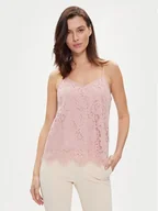 Koszulki i topy damskie - YAS Top Perla 26032812 Różowy Regular Fit - miniaturka - grafika 1