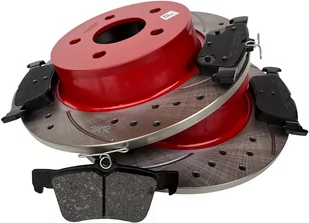 Tylne klocki + WIERCONE tarcze hamulcowe 280mm Ford Kuga 2013-2016 - Tarcze hamulcowe - miniaturka - grafika 1