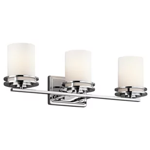KICHLER Kinkiet LED IP44 3pł HENDRIK KL/HENDRIK3 BATH KICHLER ELSKL/HENDRIK3 BATH - Lampy ścienne - miniaturka - grafika 1