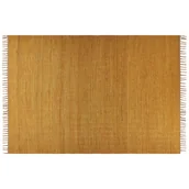 Dywany - Dywan z juty 160 x 230 cm musztardowy LUNIA - miniaturka - grafika 1