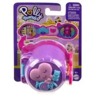 Lalki dla dziewczynek - Polly Pocket Kompaktowy minizestaw, fioletowy Mattel - miniaturka - grafika 1