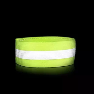 Opaska odblaskowa na ramię rower do biegania rzep 4cm pomarańczowy - Etui i futerały do telefonów - miniaturka - grafika 3