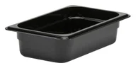 Akcesoria gastronomiczne - Pojemnik GN 1/4 65 mm z poliwęglanu, czarny CAMBRO, 42CW110 - miniaturka - grafika 1