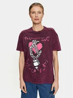 Koszulki i topy damskie - Vans T-Shirt Love Shackle Oversized VN000GK6 Czarny Regular Fit - miniaturka - grafika 1