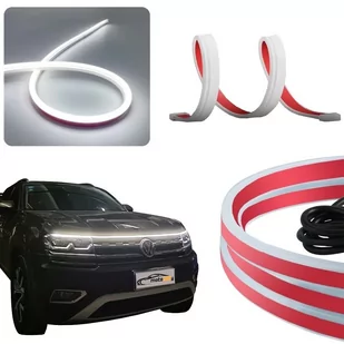 Elastyczne światła dzienne pod maskę 60cm DRL LED 12V +WOW - Lampy przednie - miniaturka - grafika 1