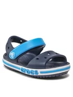 Buty dla chłopców - Crocs Sandały Bayaband Sandal K 205400 Granatowy - miniaturka - grafika 1