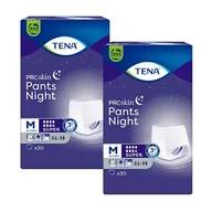 Pieluchy dla dorosłych - SCA Tena ESSITY POLAND SP Z O.O Proskin Pants Super Night majtki chłonne M 2 x 30 sztuk - miniaturka - grafika 1