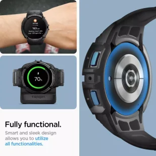 Etui Spigen Rugged Armor ”Pro” do Samsung Galaxy Watch 6 (40 mm) black - Akcesoria do smartwatchy - miniaturka - grafika 8