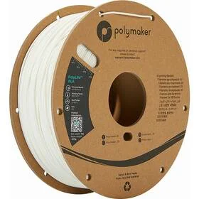 Wkład do piór (filament) Polymaker PolyLite PLA, 1,75 mm, 1 kg (PA02002) Biała - Filamenty i akcesoria do drukarek 3D - miniaturka - grafika 1