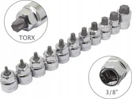 Klucze i nasadki - ASTA LOW PROFILE SOCKETS - TORX 3/8" ON RAIL - miniaturka - grafika 1