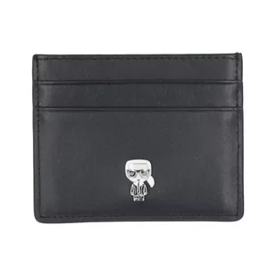 Karl Lagerfeld Skórzane etui na karty K/Ikonik - Etui na dokumenty i karty - miniaturka - grafika 1