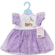 Akcesoria dla lalek - Baby born - Liliowa sukienka tutu 43cm - zabawka - miniaturka - grafika 1