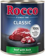 Mokra karma dla psów - Rocco Classic, 6 x 800 g - NOWOŚĆ! Wołowina z kaczką - miniaturka - grafika 1