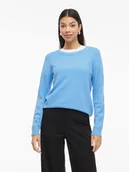 Swetry damskie - Vila Sweter "Viril" w kolorze błękitnym - miniaturka - grafika 1