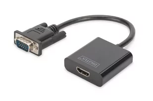 Ansmann da-70473 DIGITUS VGA konwerter HDMI Czarny DA-70473 - Adaptery i przejściówki - miniaturka - grafika 3