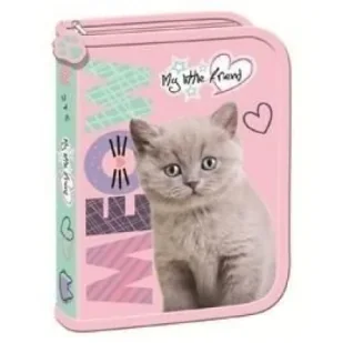 Piórnik dwuklapkowy bez wyposażenia Fluffy Kitty - Piórniki - miniaturka - grafika 1